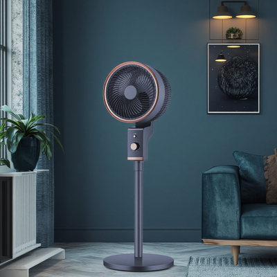 Smart Silent Dual Height Pedestal Tower Fans Energy Saving Aroma Diffuser Air Circulator for Desk Floor Use Outdoor Car Plastic