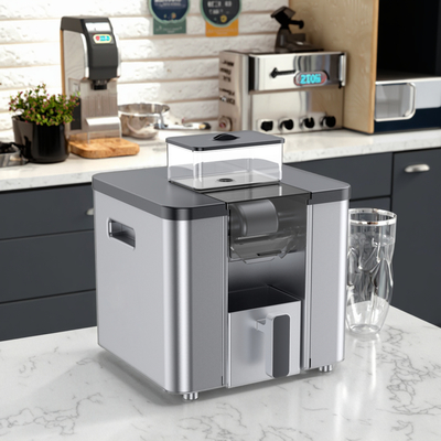 5-in-1 Electric Ice Crusher System 360° Rapid Cooling Food-Safe 304SS-Dessert Beverage Slush Alcoholic Pops Coffee Modes