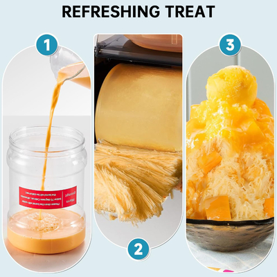 5-in-1 Electric Ice Crusher System 360° Rapid Cooling Food-Safe 304SS-Dessert Beverage Slush Alcoholic Pops Coffee Modes