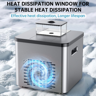 2025 CE Certified High Efficiency Auto Defrost Commercial Snow Ice Maker Machine 40kg/day Touch Sensor Ice Crushers Household