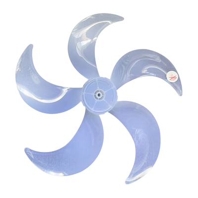 Electric Flat Fan with 5 Blades Universal Spare Parts for Most Models-for Household Car Desk Use (Made of Plastic)