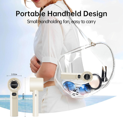 Portable Mini USB Charging Fan Silent Small Handheld Air Cooler for Students Office Handheld  Dormitory Use Car RV Five Options