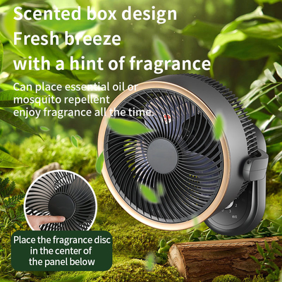 Turbo Desktop 3-Speed Energy-Saving Air Circulator Fan Quiet Wide-Angle Wall-Mountable Electric RV Outdoor Plastic Mechanical
