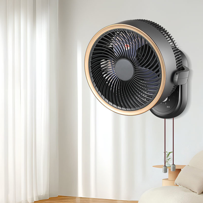 Silent Power-Saving Wall-Mounted Desktop Fan Air Circulation Electric Office Desk Fan with Mechanical Control for Outdoor RV Use