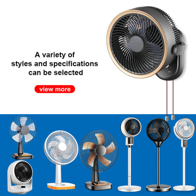 Silent Power-Saving Wall-Mounted Desktop Fan Air Circulation Electric Office Desk Fan with Mechanical Control for Outdoor RV Use