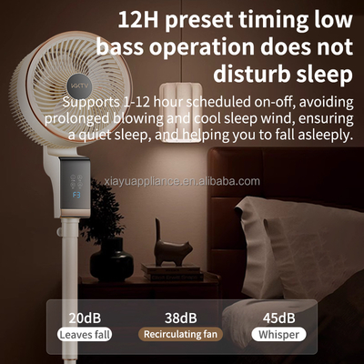 Silent Mechanical Electric Desktop Floor Fan Easy Box Installation Plastic Air Circulation Fan for Household Office Use for