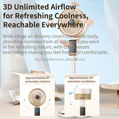 Silent Mechanical Electric Desktop Floor Fan Easy Box Installation Plastic Air Circulation Fan for Household Office Use for