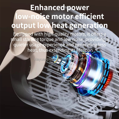 Silent Electric Desktop Tower Pedestal Fans Easy Box Household Office Use Mechanical Control for Outdoor Air Circulation Plastic