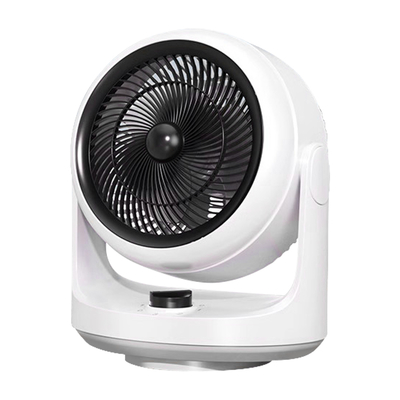 Quiet Motor Design 3-Speed Knob-Controlled Oscillating Table Fan with 5.5m Long-Distance Wide-Angle Airflow for Office Car/RV