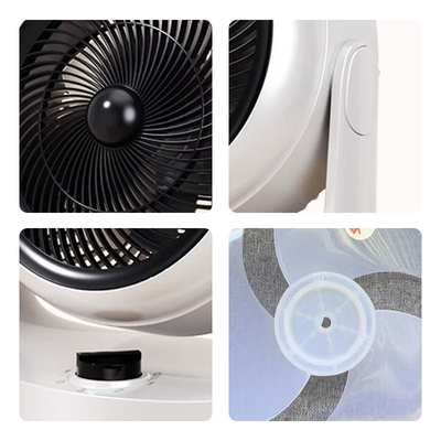 2025 High Quality Plastic Desktop Fan With 3-speed Knob Control  Long-distance Airflow Table Fan Desk Fan