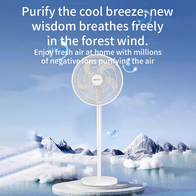 16-Inch Smart Pedestal Floor Fan Remote Control& Mechanical 3-Speed Operation Wide Auto Oscillation Adjustable