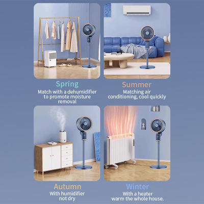 Smart Dual-Height Air Circulator & Aroma Diffuser Fan Energy Saving & Silent for Outdoor Hotel Household Use CE/UKCA Certified