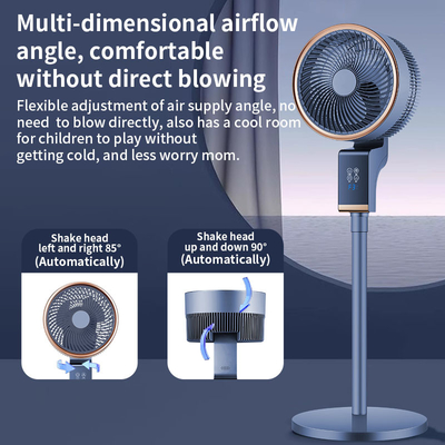Smart Dual-Height Air Circulator & Aroma Diffuser Fan Energy Saving & Silent for Outdoor Hotel Household Use CE/UKCA Certified