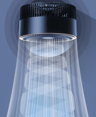 Smart Silent Dual Height Pedestal Tower Fans Energy Saving Aroma Diffuser Air Circulator for Desk Floor Use Outdoor Car Plastic