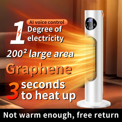 New Home Stand-Alone Electric Heater with Carry Handle Mini Dual-Use for Cold & Warm Overheat Protection for Floor Lying
