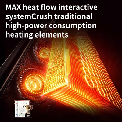 New Home Stand-Alone Electric Heater with Carry Handle Mini Dual-Use for Cold & Warm Overheat Protection for Floor Lying