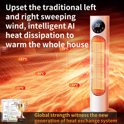 New Home Stand-Alone Electric Heater with Carry Handle Mini Dual-Use for Cold & Warm Overheat Protection for Floor Lying