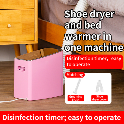 CE Certified 2-in-1 Compact Clothes Shoe Dryer Touch Screen Fast Heating Hose Portable for Dorm/Home Use Free Ventilation