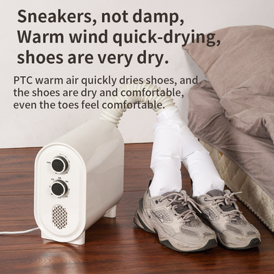 Multifunctional Electric Shoe Dryer for Household and RV Quilt Warmer with Leafless Fan for Home Heater and Garage Warming